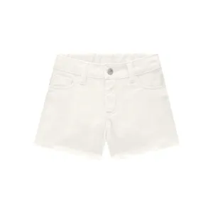White jean shorts