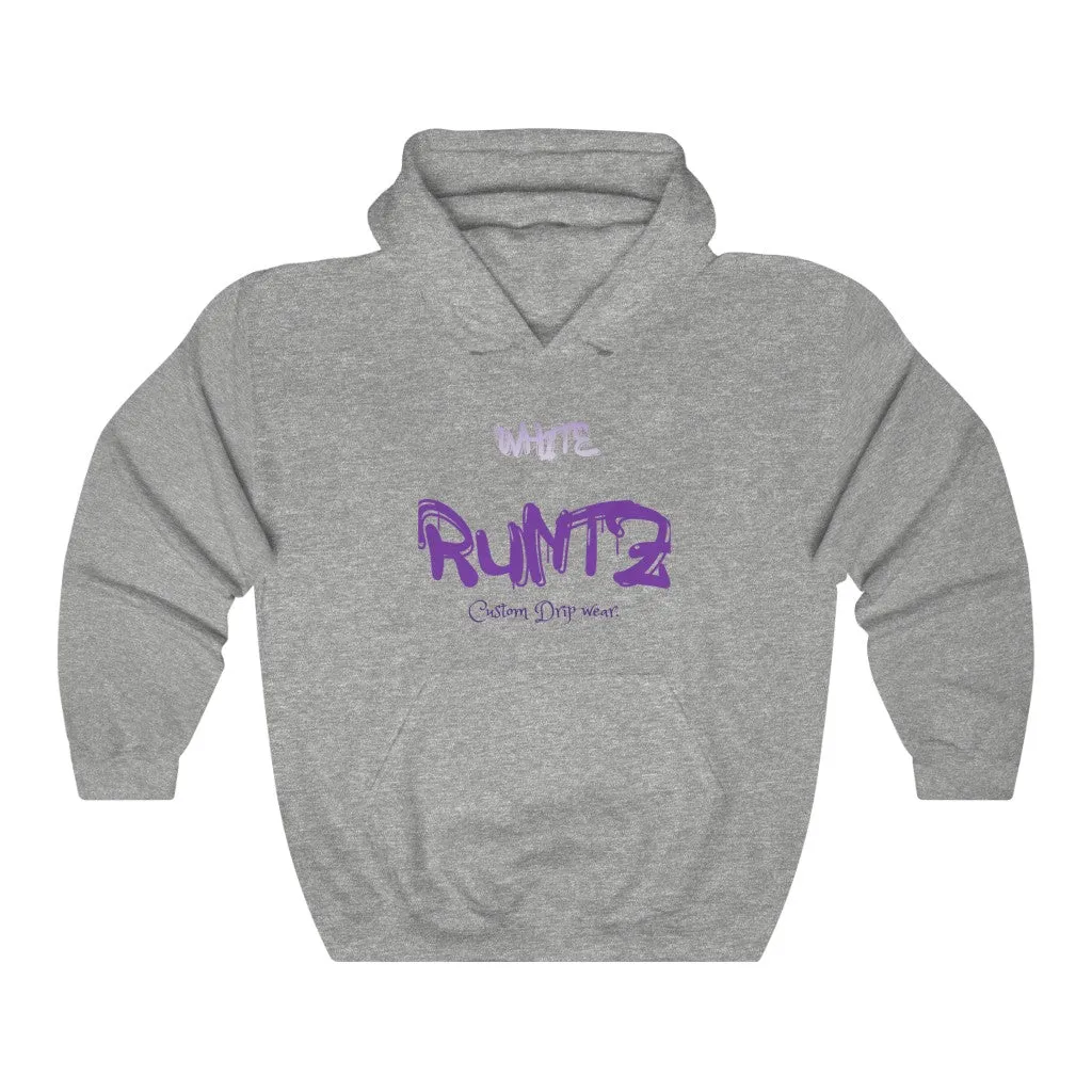 White Runtz Unisex Hooded Sweatshirt, Custom sweatshirt, Personalized sweatshirt, Runtz sweatshirt