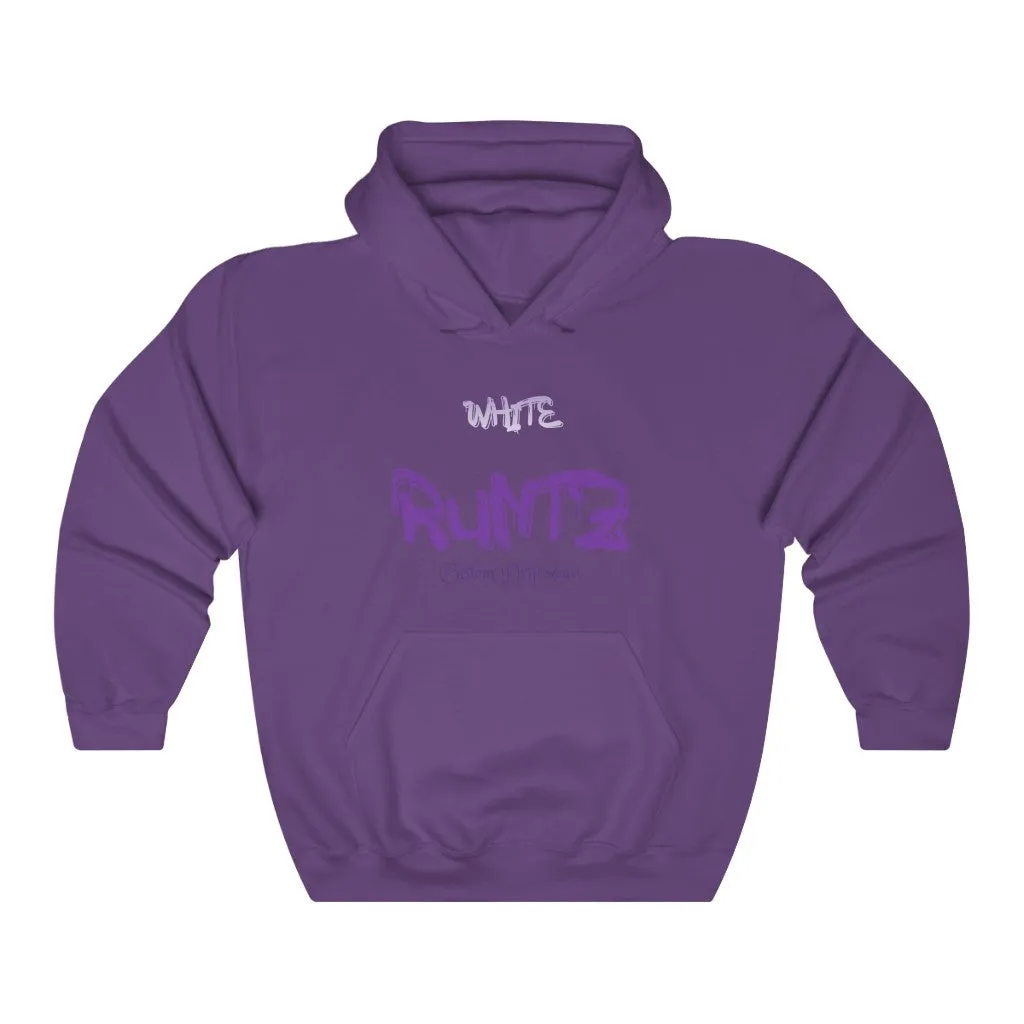 White Runtz Unisex Hooded Sweatshirt, Custom sweatshirt, Personalized sweatshirt, Runtz sweatshirt
