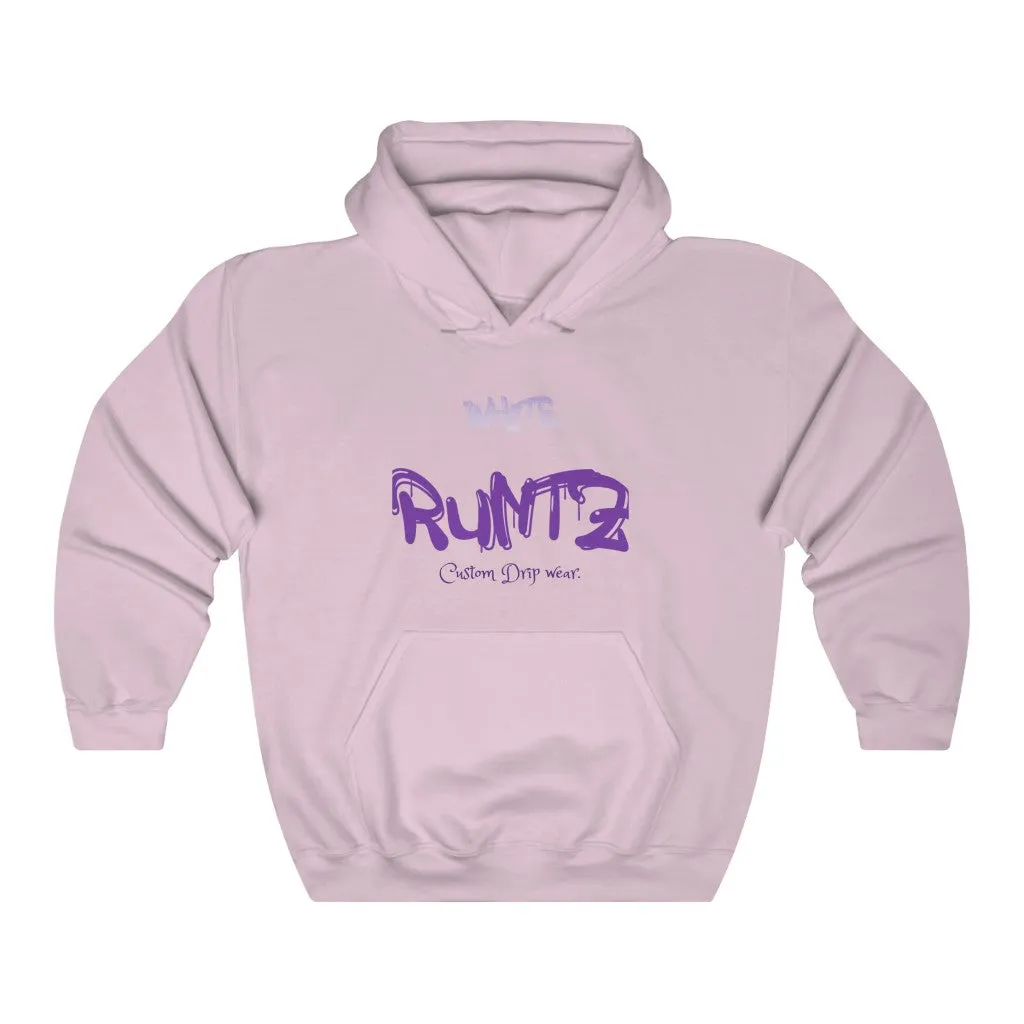 White Runtz Unisex Hooded Sweatshirt, Custom sweatshirt, Personalized sweatshirt, Runtz sweatshirt