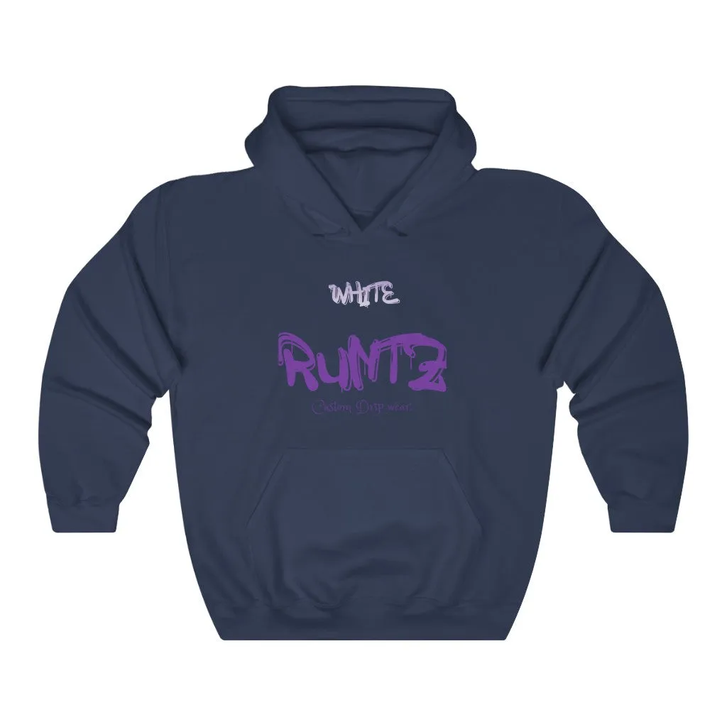 White Runtz Unisex Hooded Sweatshirt, Custom sweatshirt, Personalized sweatshirt, Runtz sweatshirt