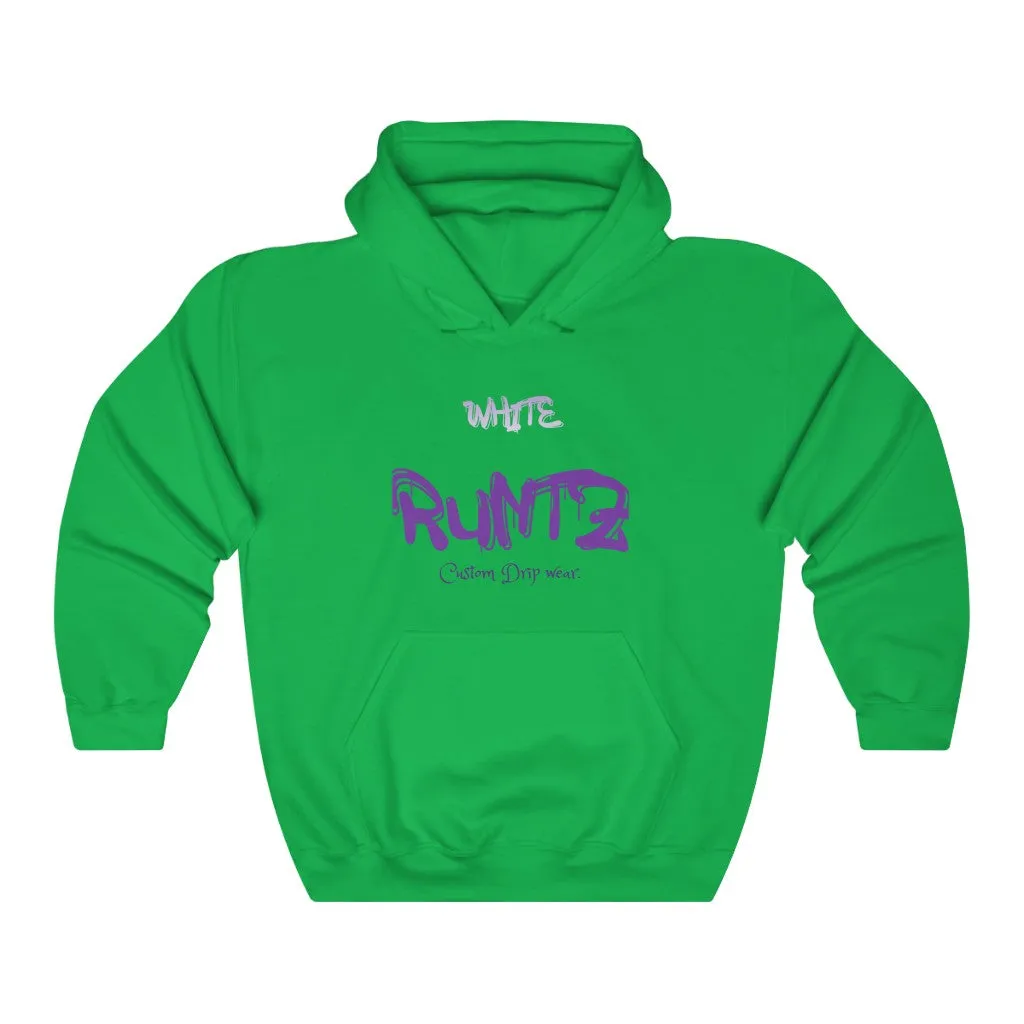 White Runtz Unisex Hooded Sweatshirt, Custom sweatshirt, Personalized sweatshirt, Runtz sweatshirt