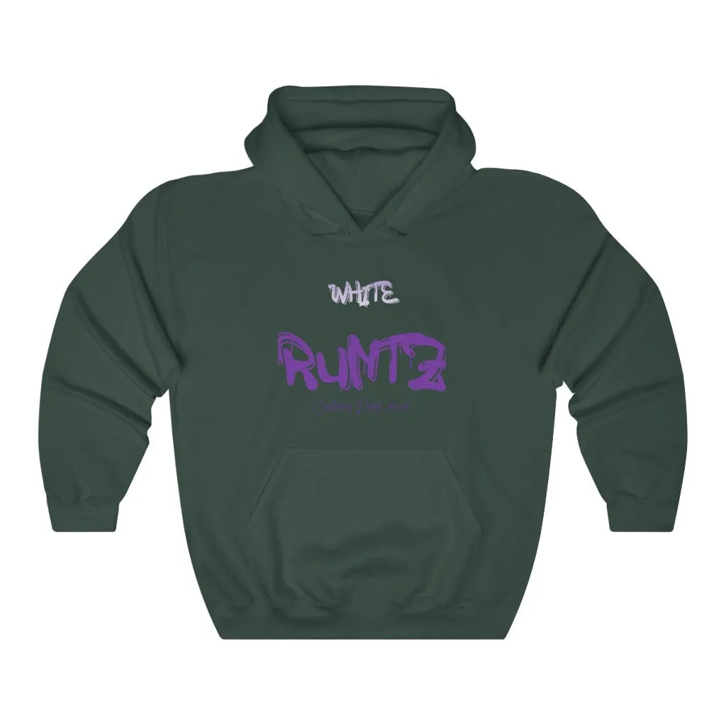 White Runtz Unisex Hooded Sweatshirt, Custom sweatshirt, Personalized sweatshirt, Runtz sweatshirt