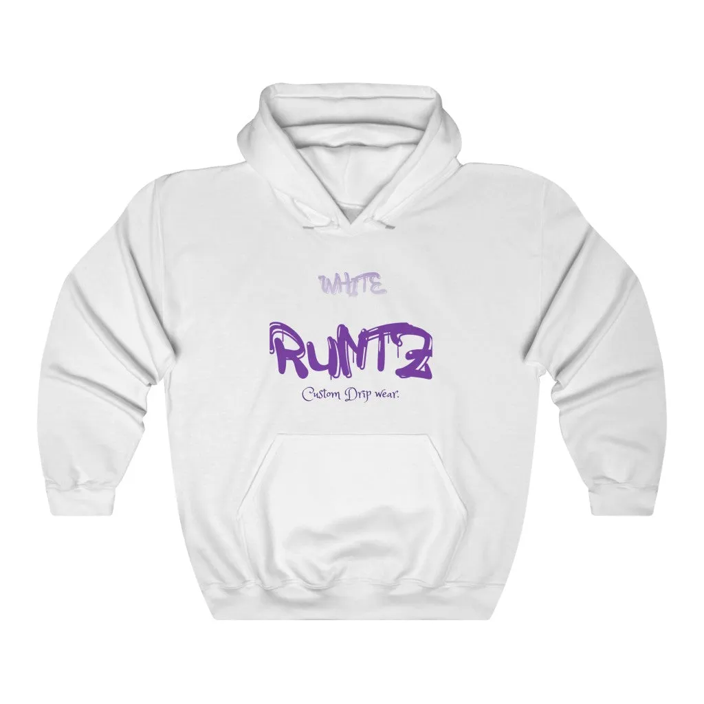 White Runtz Unisex Hooded Sweatshirt, Custom sweatshirt, Personalized sweatshirt, Runtz sweatshirt