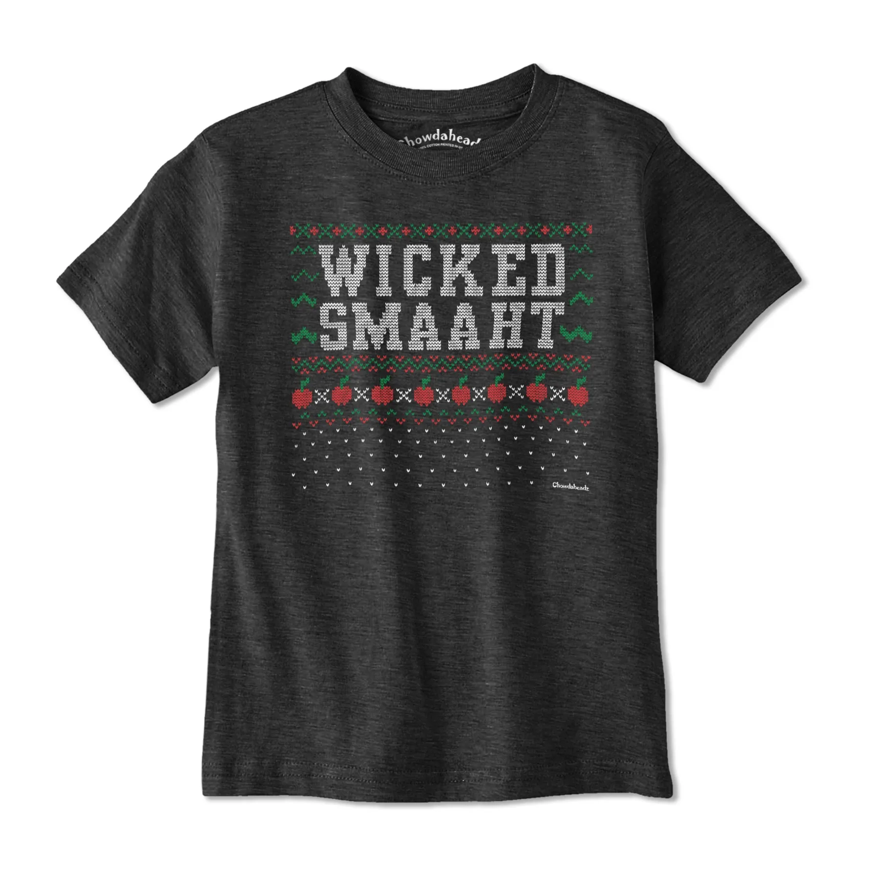 Wicked Smaaht Ugly Holiday Sweater Youth T-Shirt