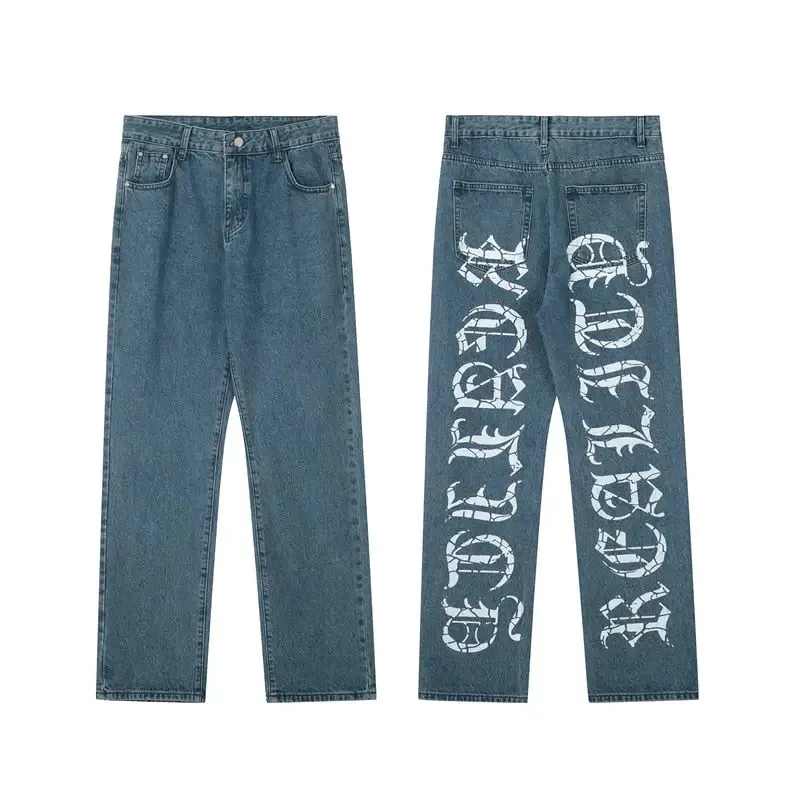 Wide, unisex and trendy Y2K streetwear pants
