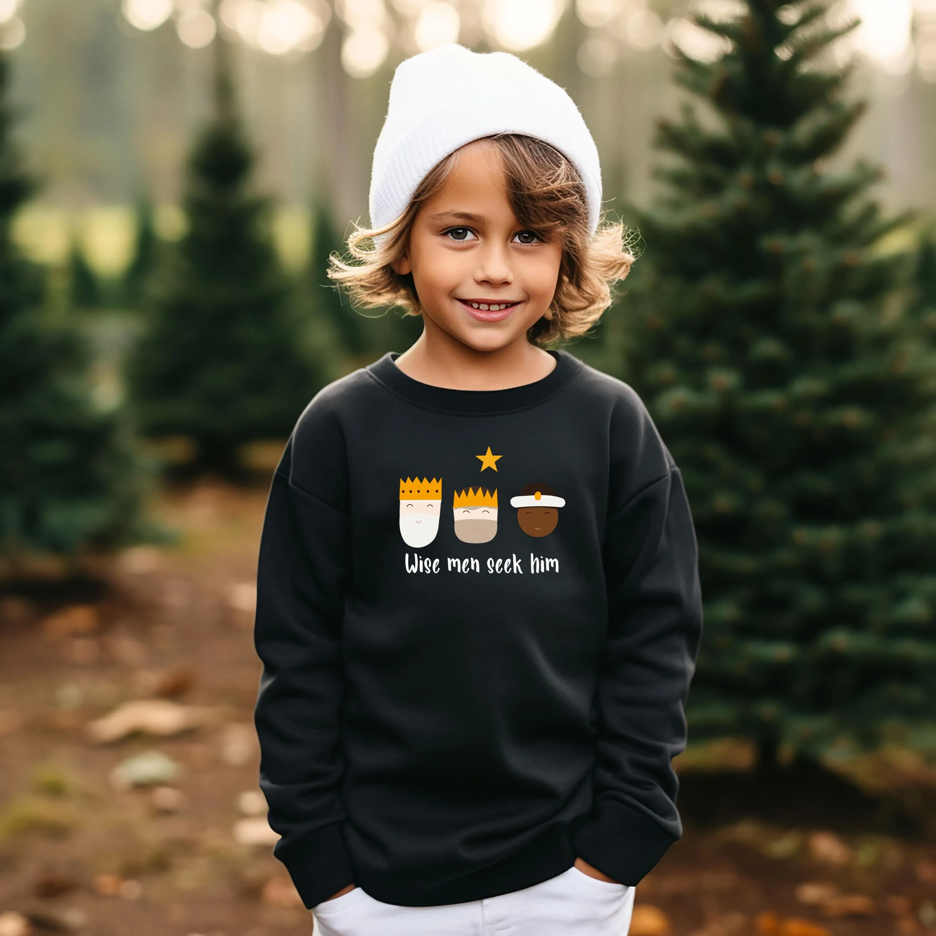 Wise Men Seek Him Boys Hoodie