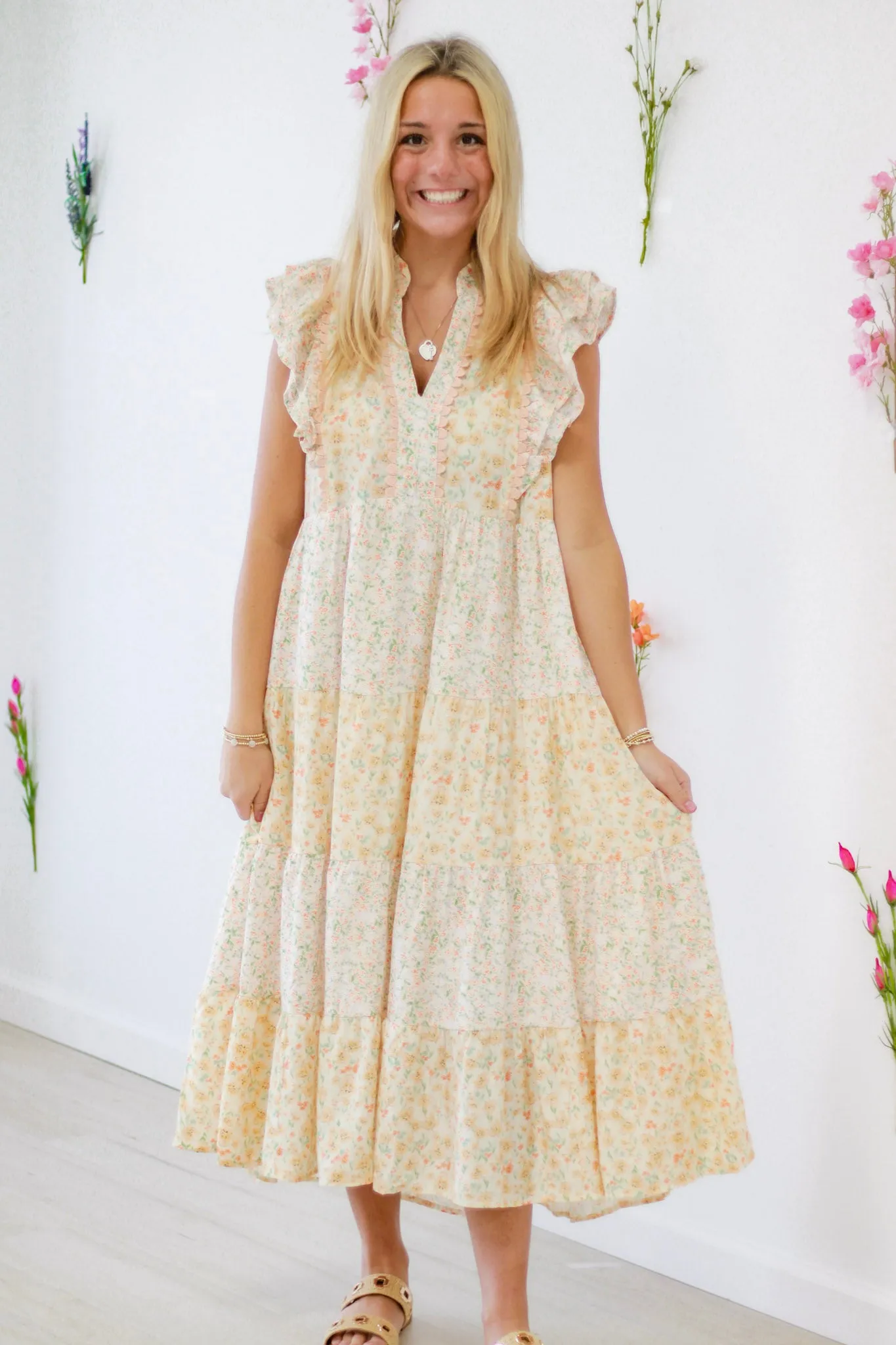 Wishing For Spring Maxi Dress in Sunshine Yellow