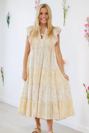 Wishing For Spring Maxi Dress in Sunshine Yellow