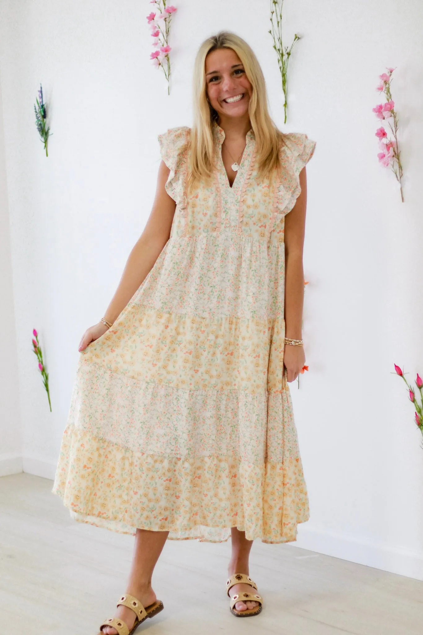 Wishing For Spring Maxi Dress in Sunshine Yellow