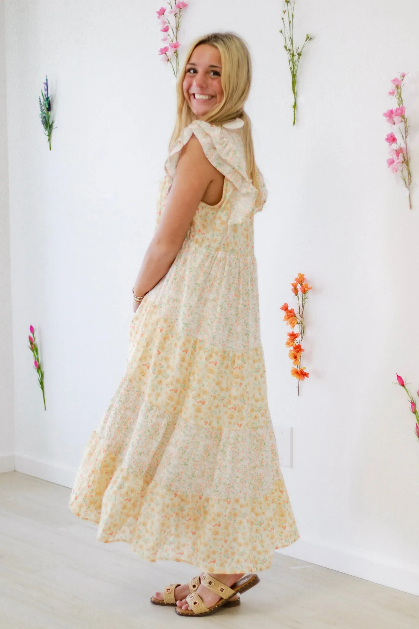Wishing For Spring Maxi Dress in Sunshine Yellow