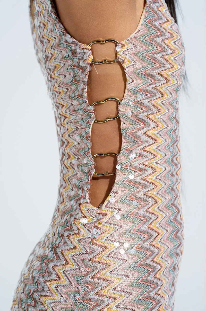 WOKE UP IN IBIZA CROCHET MIDI DRESS