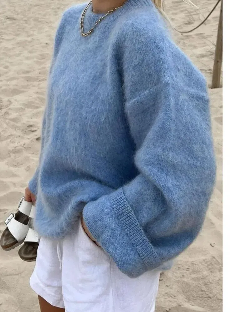 Women's casual wool sweater, Flora