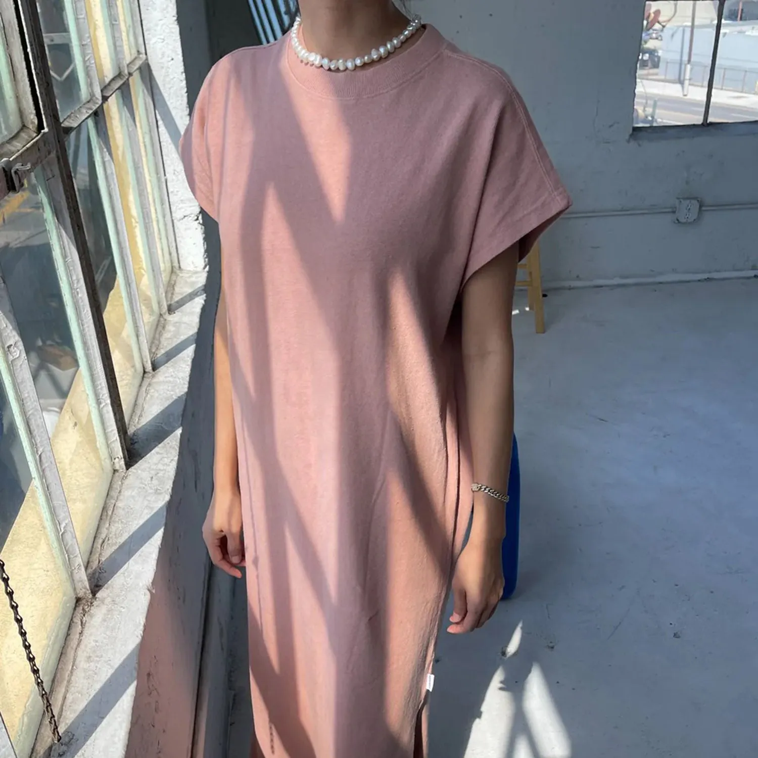 Womens Cotton Jeanne Dress - Macchiato