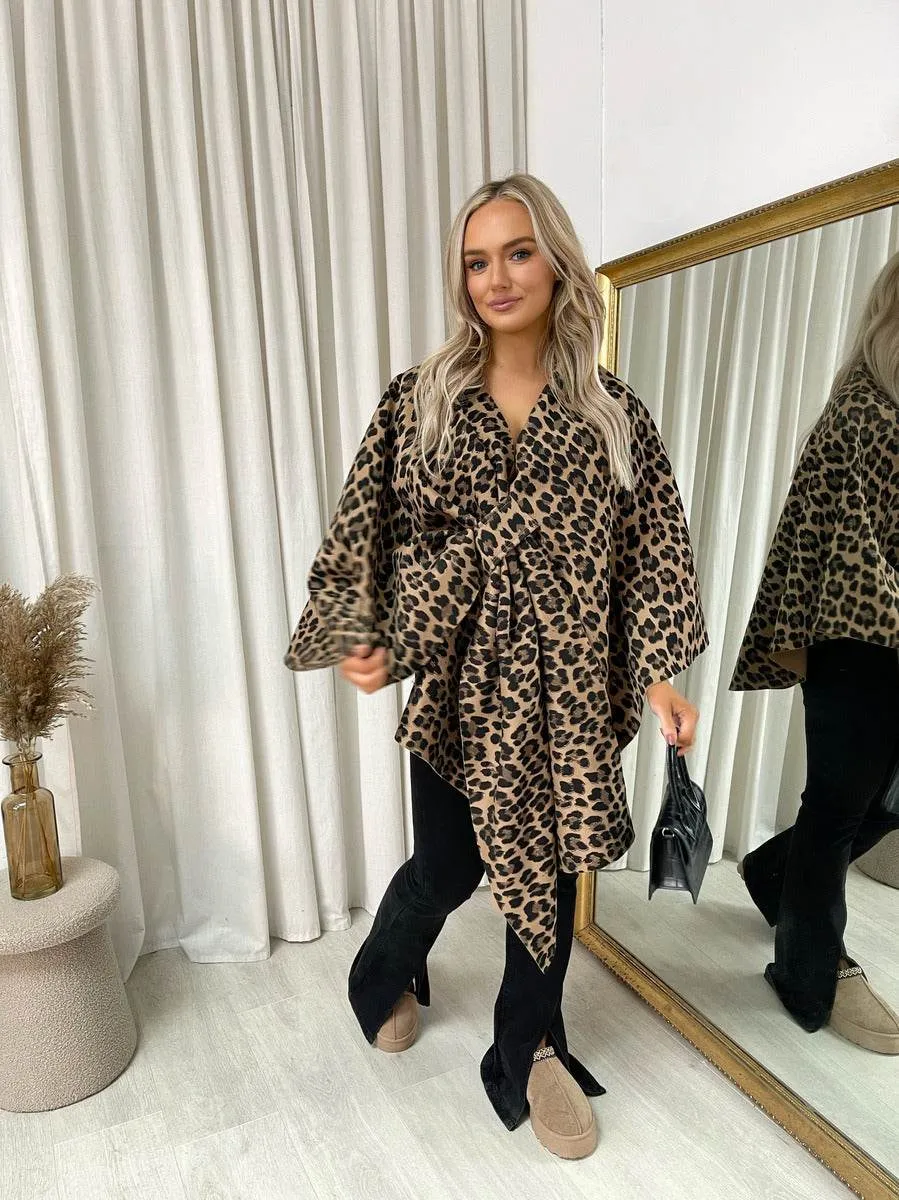 Womens Oversized Cape Jacket