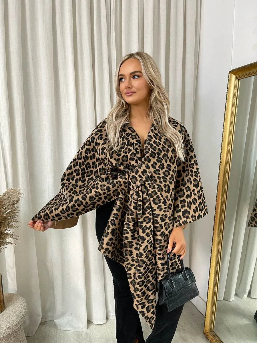 Womens Oversized Cape Jacket