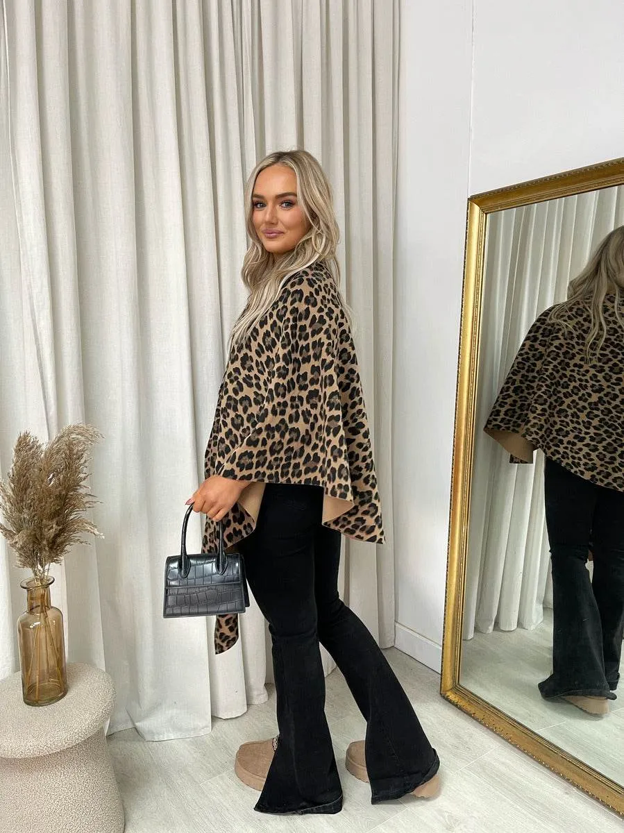 Womens Oversized Cape Jacket