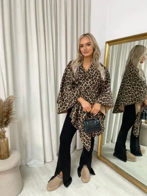 Womens Oversized Cape Jacket