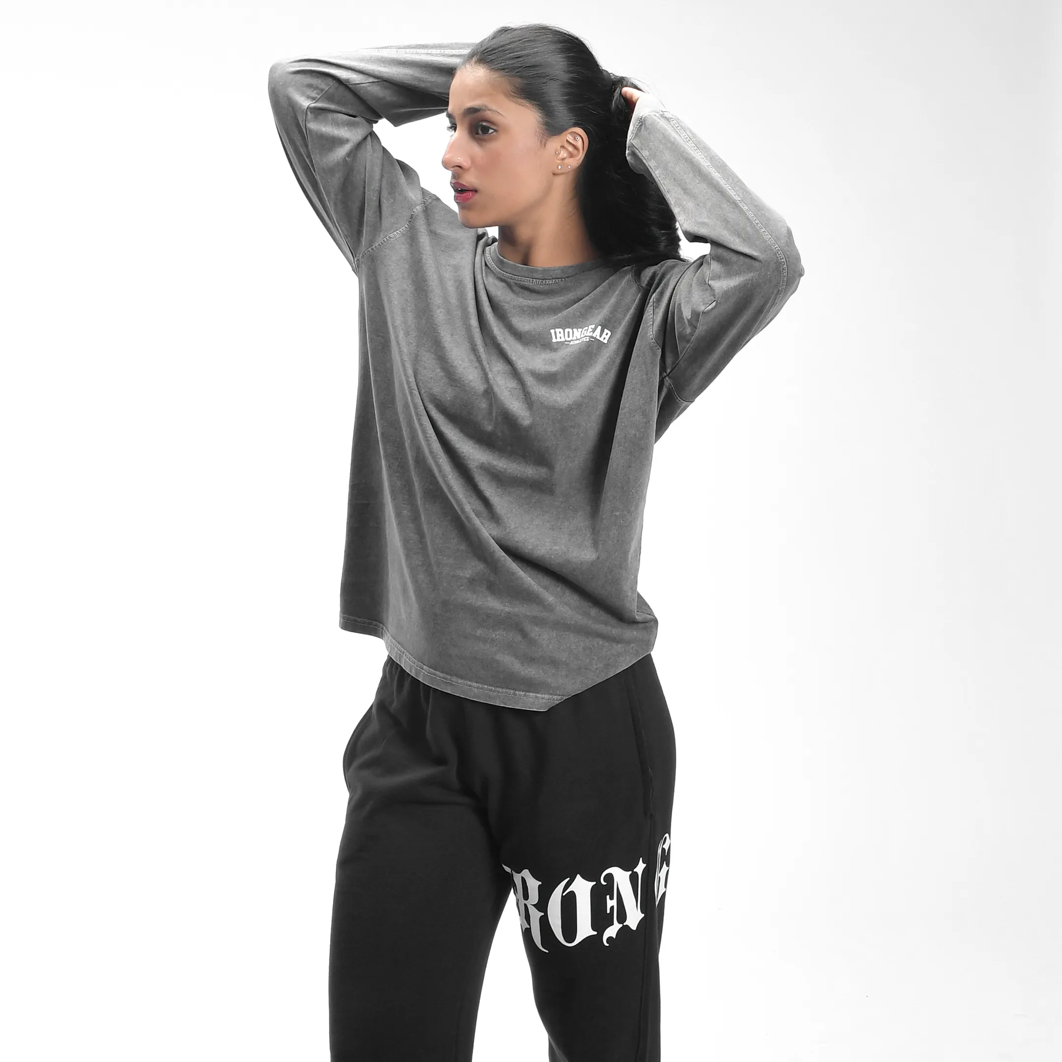 Women's Stone Wash Long Sleeve Tee