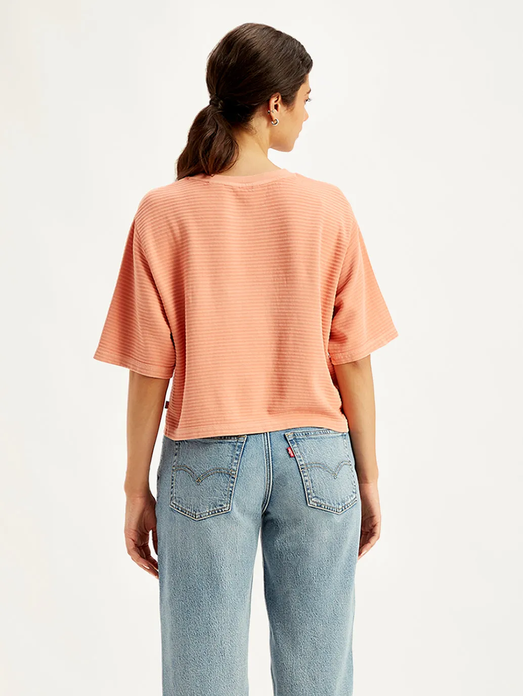 Women's Textured Relaxed Fit T-Shirt