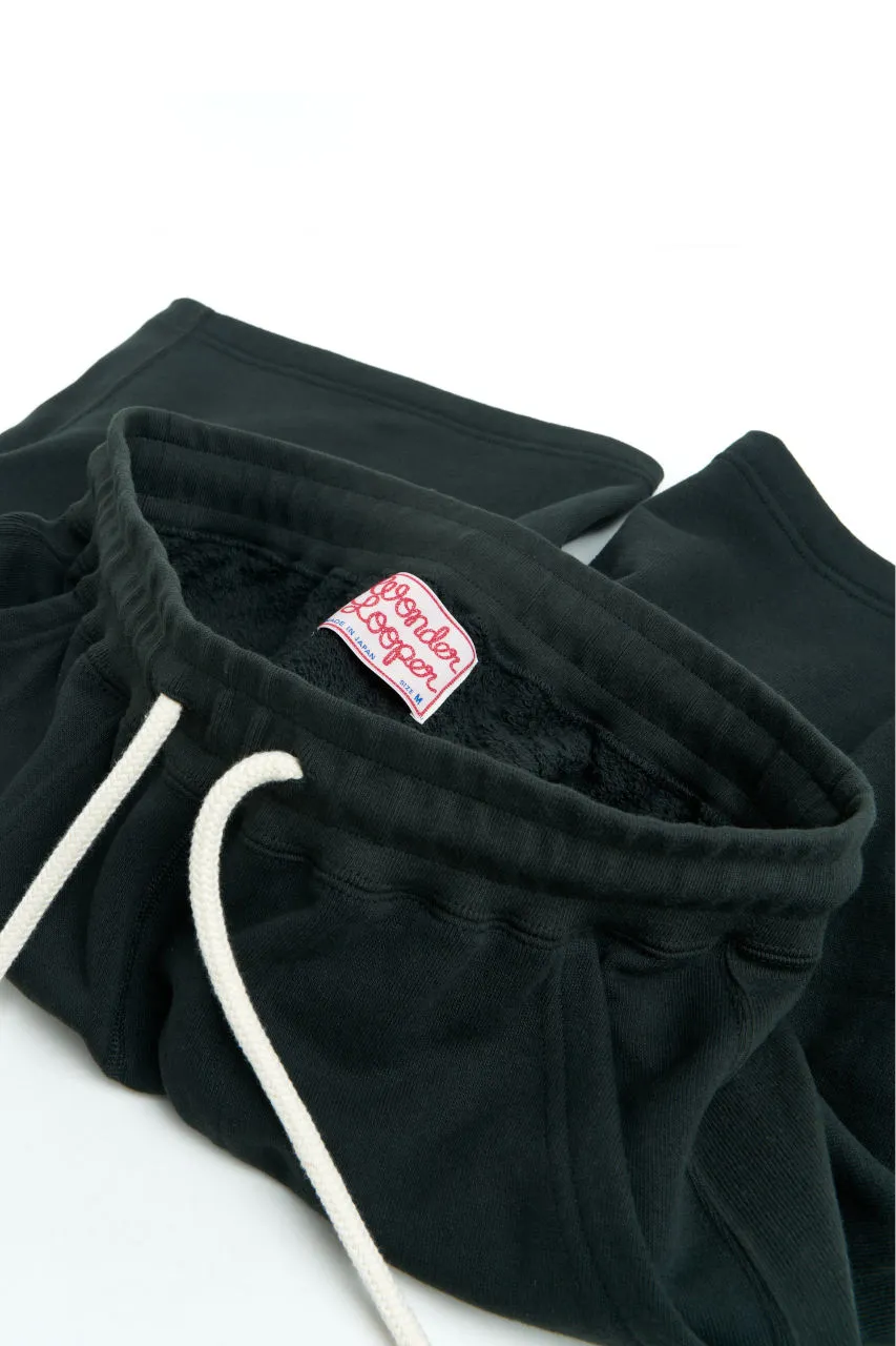 Wonder Looper Sweat Shorts Super Looper French Terry Sumi Black