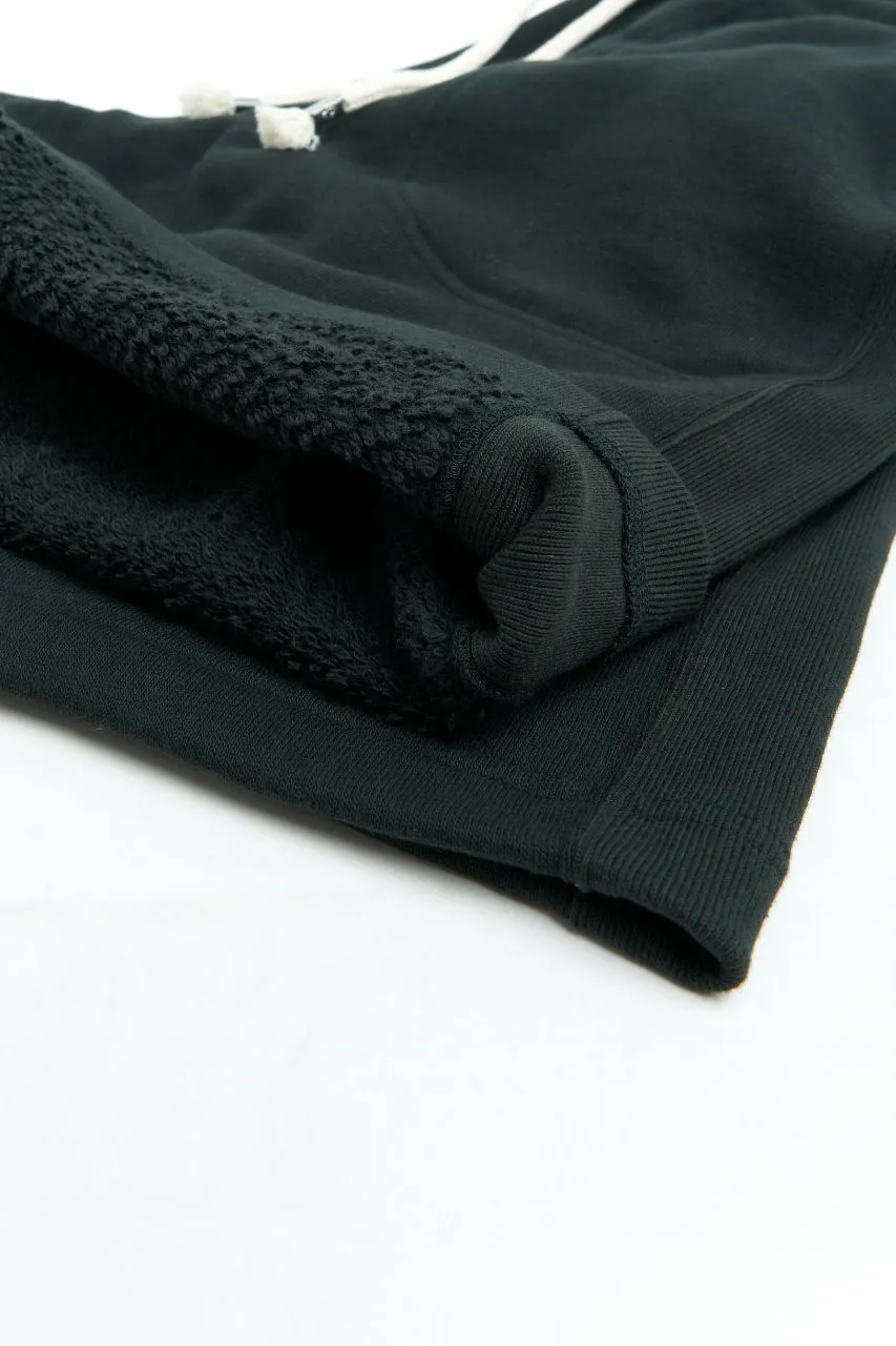 Wonder Looper Sweat Shorts Super Looper French Terry Sumi Black