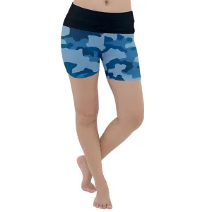 y2k Soldier Western Lightweight Velour Yoga Shorts