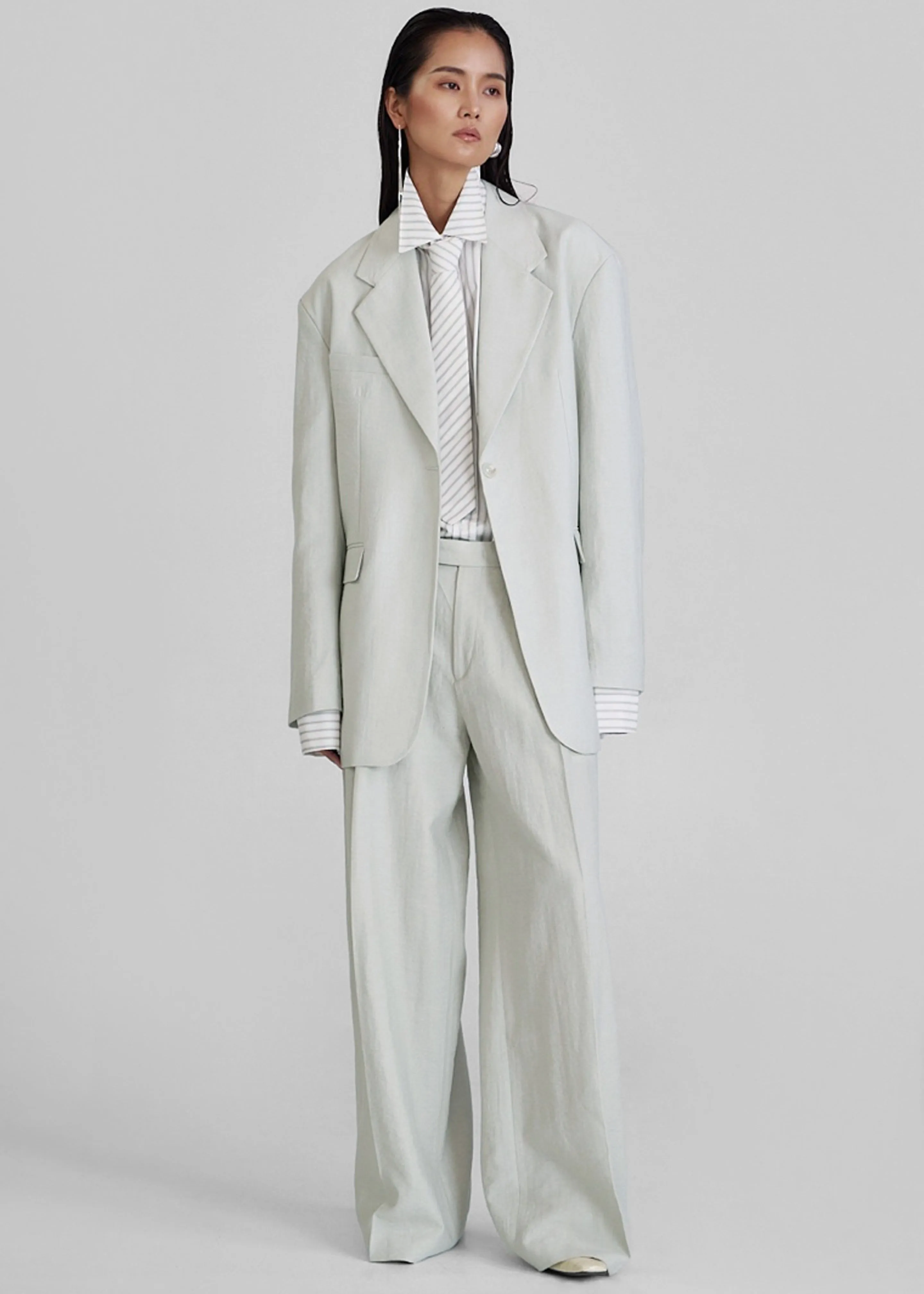 Yasmine Oversized Blazer - Mint