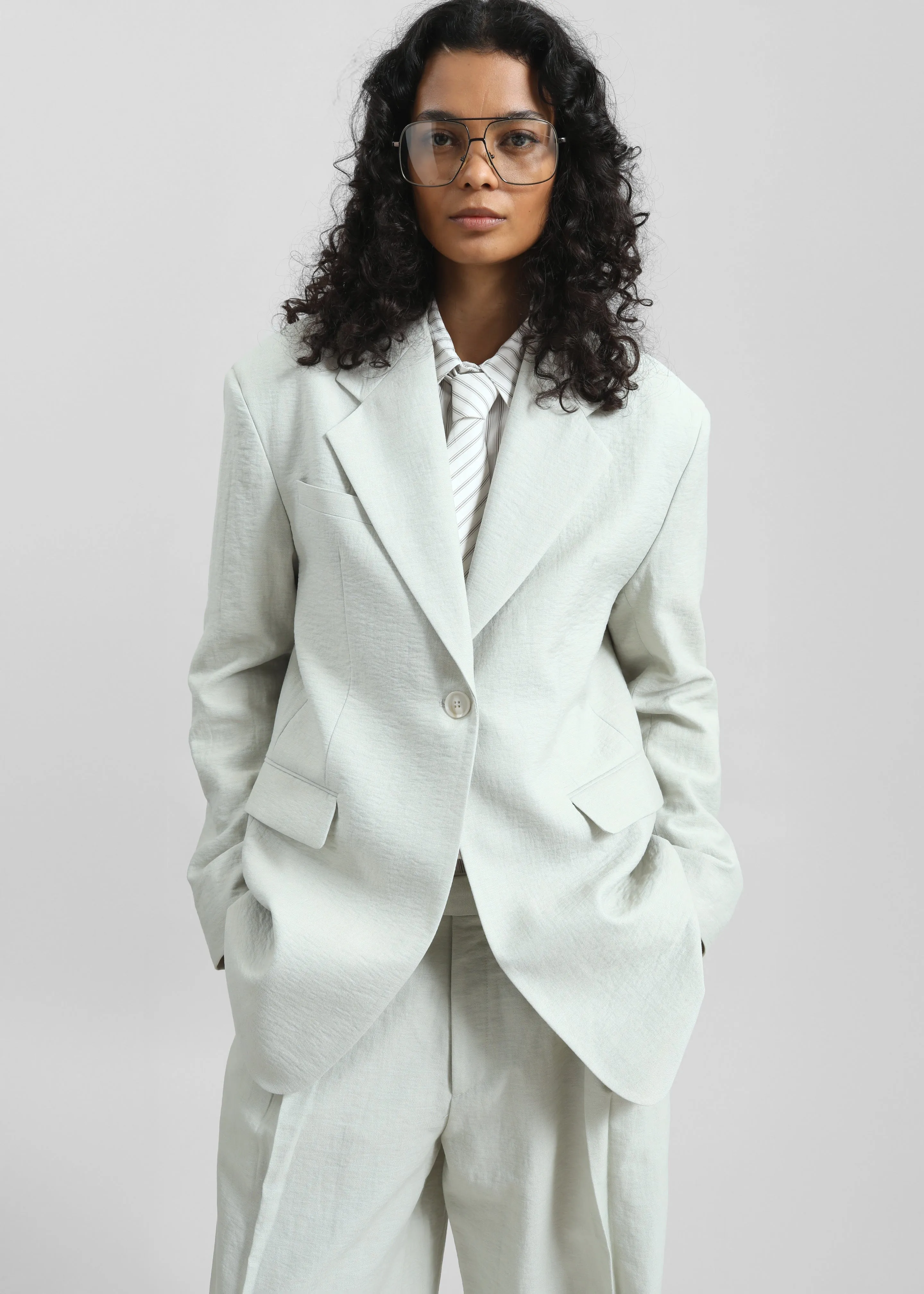 Yasmine Oversized Blazer - Mint