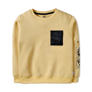 Yellow Basic Sweatshirt