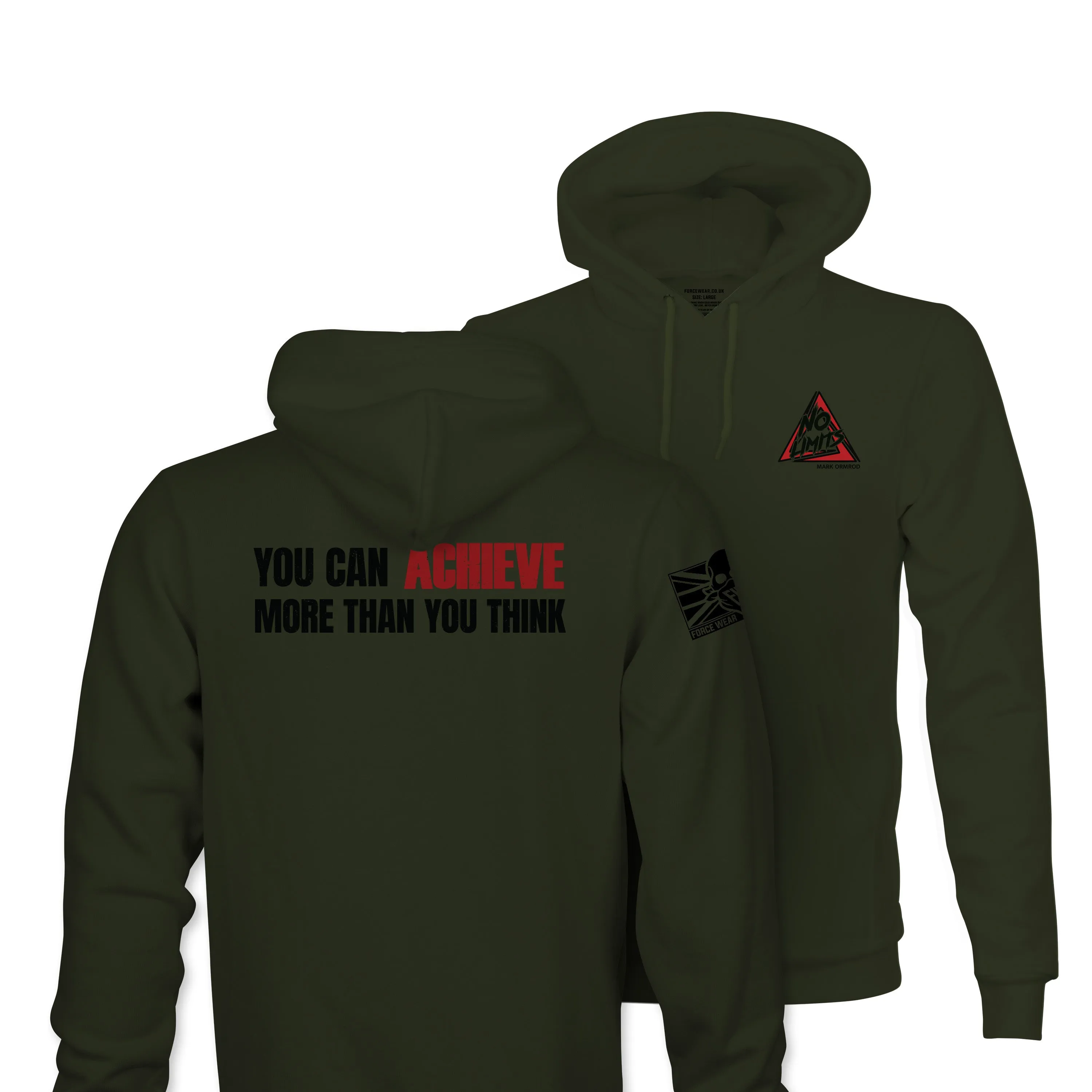 YOU CAN ACHIEVE TAG & BACK HOODIE