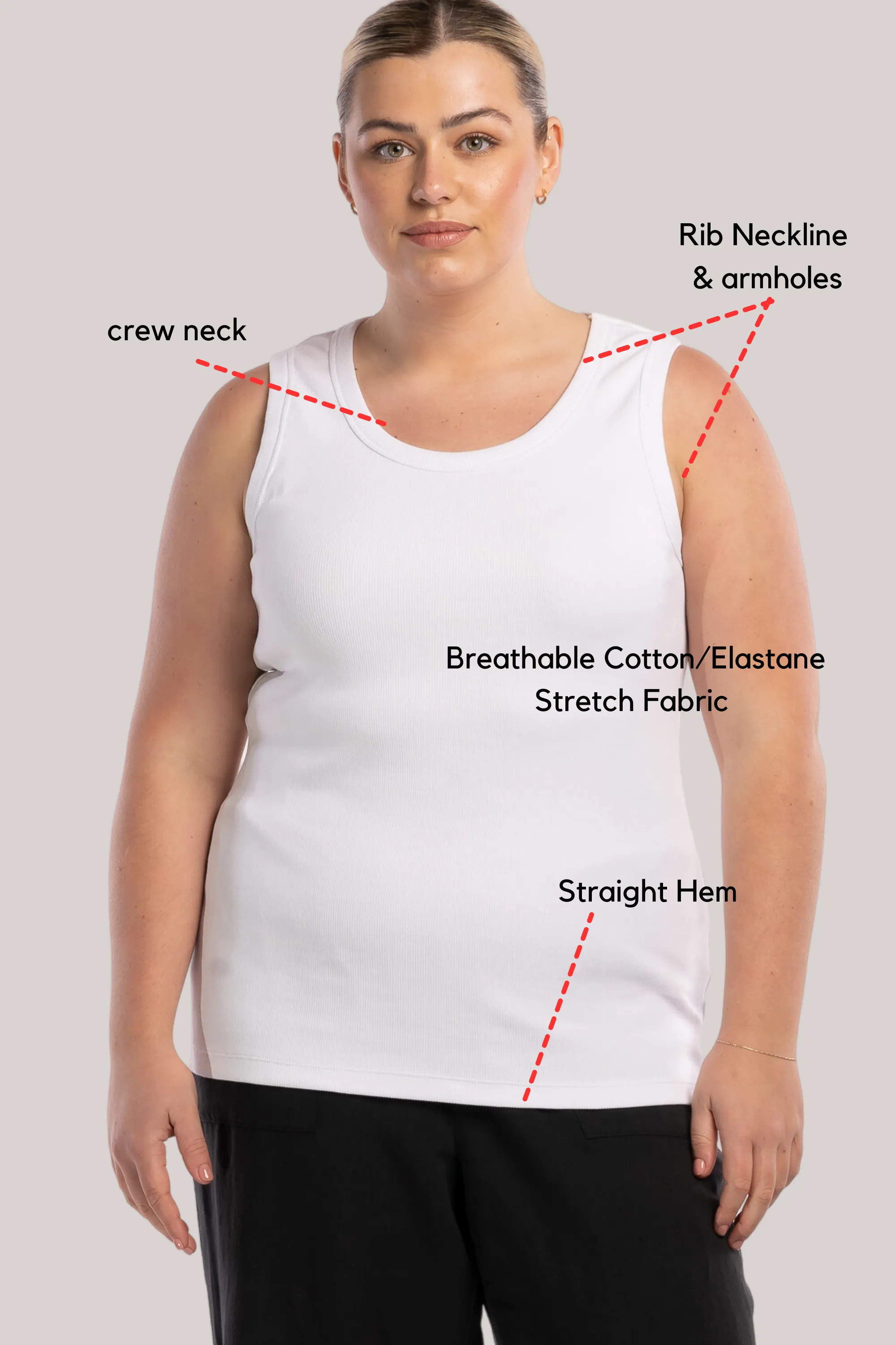 Your Special Chunky 2x1 Rib Tank - Black