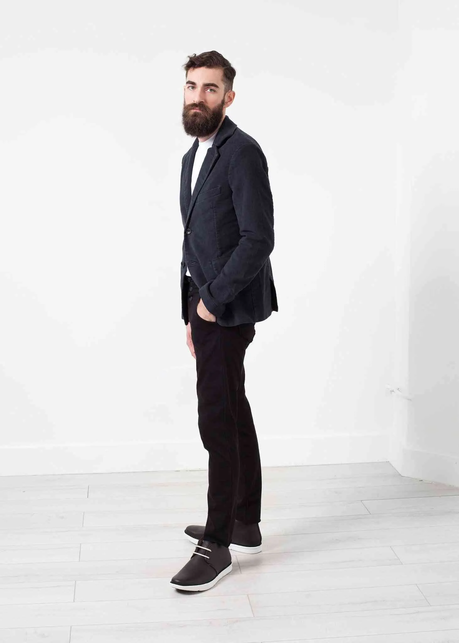 Zepo Brushed Cotton Blazer